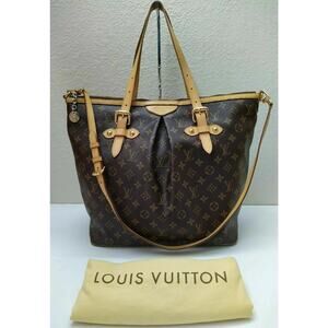 Louis Vuitton Monogram GM Palermo Large Tote Shoulder Bag